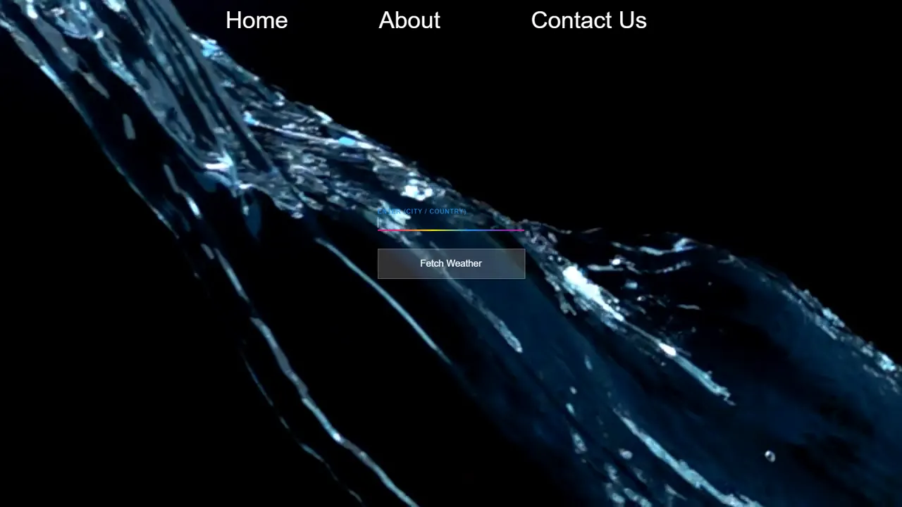 Weather screenshot